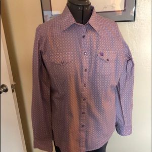 Cinch Women’s XXL western snap L/S shirt